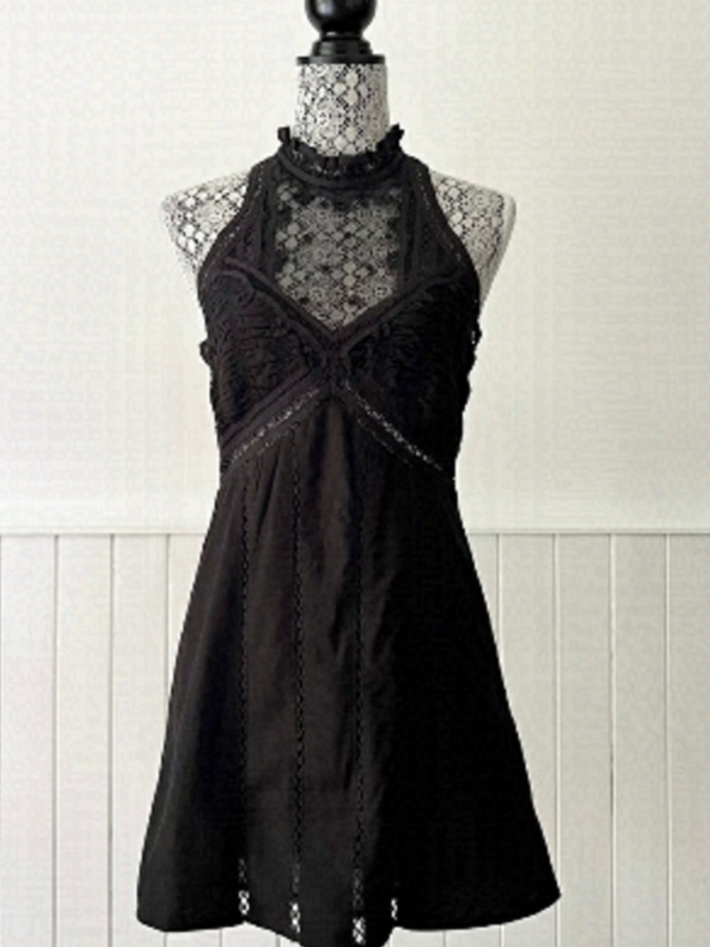 Free People Black Halter Dress NWT Size XS